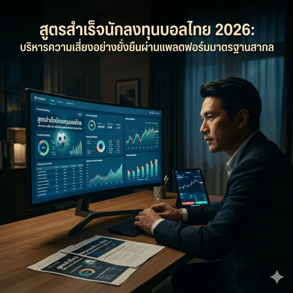 สูตรสำเร็จนักลงทุนบอลไทย 2026: บริหารความเสี่ยงอย่างยั่งยืนผ่านแพลตฟอร์มมาตรฐานสากล