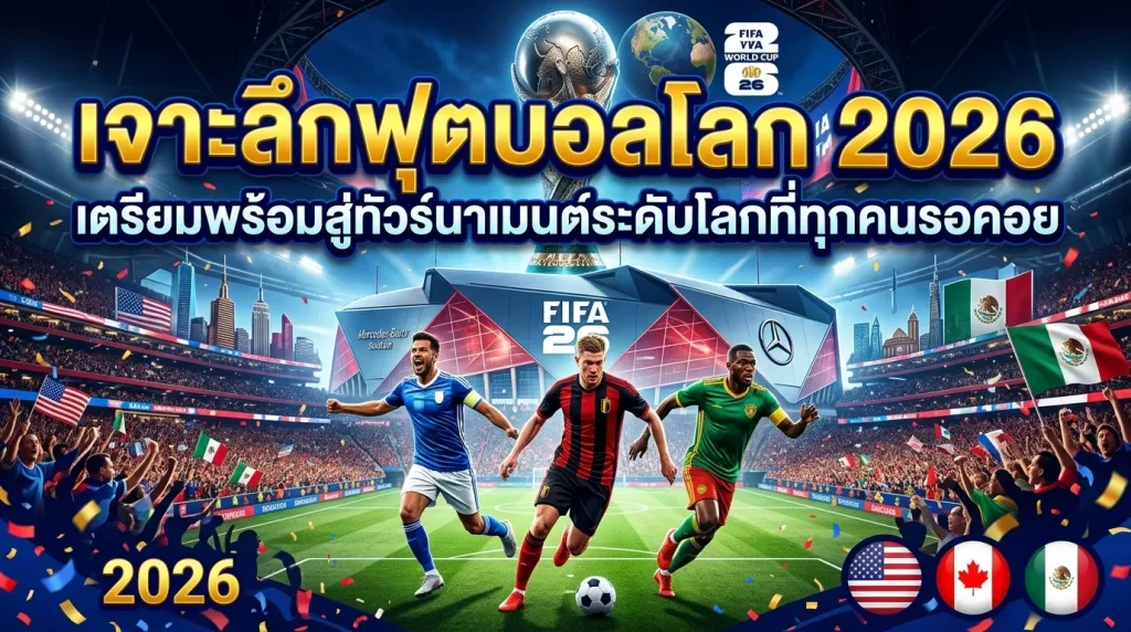 เจาะลึกฟุตบอลโลก 2026: เตรียมพร้อมสู่ทัวร์นาเมนต์ระดับโลกที่ทุกคนรอคอย