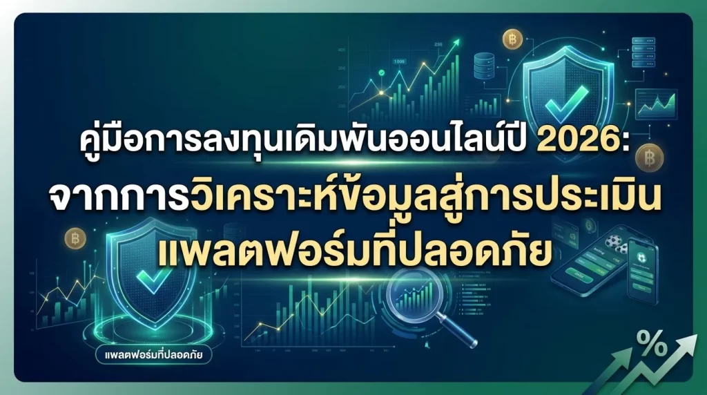 คู่มือการลงทุนเดิมพันออนไลน์ปี 2026: จากการวิเคราะห์ข้อมูลสู่การประเมินแพลตฟอร์มที่ปลอดภัย