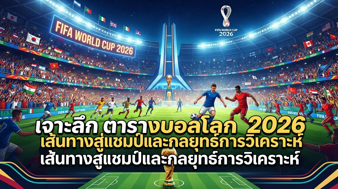 เจาะลึก ตารางบอลโลก 2026: เส้นทางสู่แชมป์และกลยุทธ์การวิเคราะห์